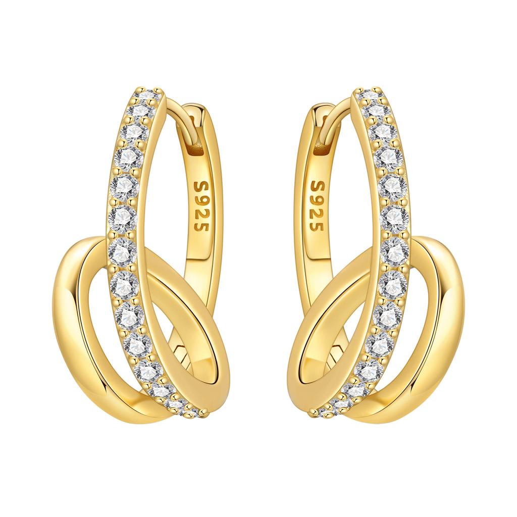 Copper Classic Multi Ring Earrings Series Drop Earrings For Women Party Fine Gift Elegant Birthday Jewelry