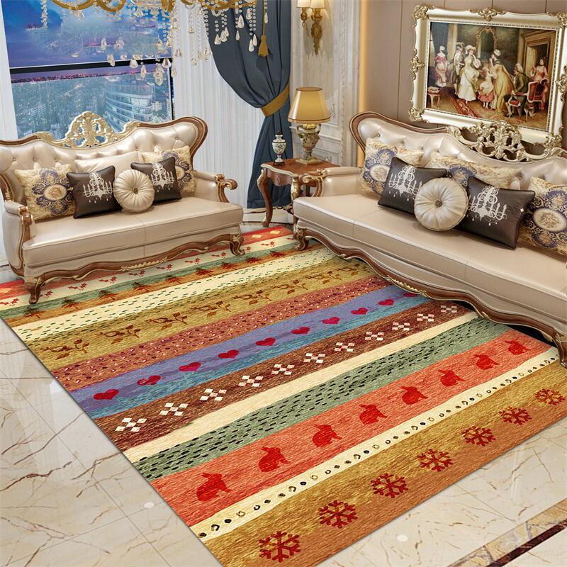 Fashionable Nordic Minimalist Carpet. Living Room, Sofa, Coffee Table Mat, Bedroom Bedside Blanket Bohemian Style