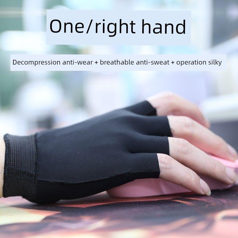

Decompression Anti-Wear Wrist Mouse Wrist Pad Anti-Sweat Gloves Computer Keyboard PlayerUnknown s Battlegrounds Wrist Rest Anti-Mouse Hand Mouse gloves (black) XL