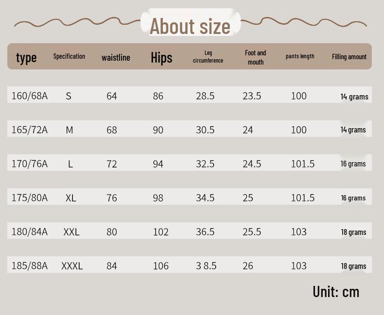 XueZhongFei Women's 2025 Winter Straight-Leg Down Pants