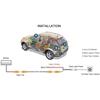 Ryggekamera for bil, bil med ryggekamera, bilskiltkameraer med LED-nattsyn for Volvo S80L /S40L/S80/S40/S60/V60/XC90/XC60/