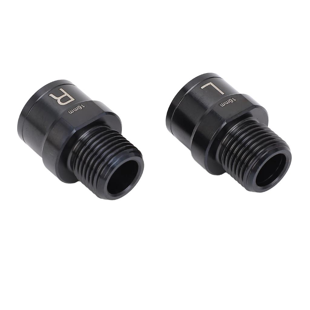 2PCS Bike Pedal Extender 16mm Ti Alloy Bike Pedal Lengthening Extension Shaft for Mountain Bikes