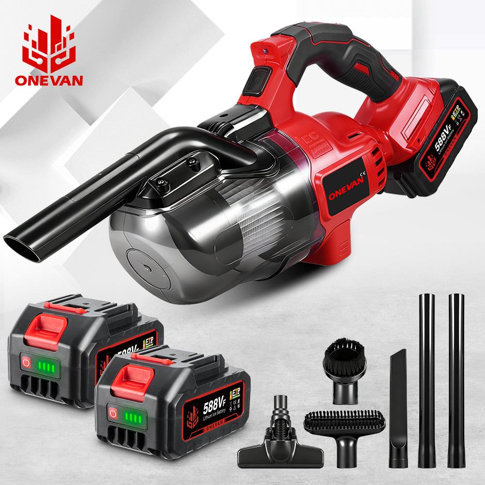 ONEVAN 16KPA Electric Vacuum Cleaner 6in1 Cordless Handheld Home Vacuum Floor Pet Hair Cleaning Tool For Makita 18V Battery Pin