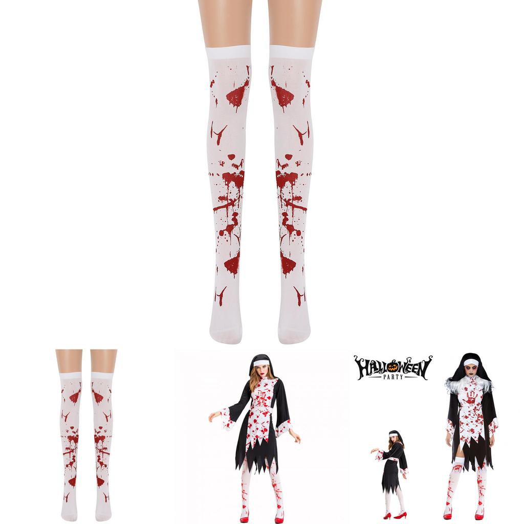 Scary Halloween Horror Nun Ghost Cosplay Costume For Women