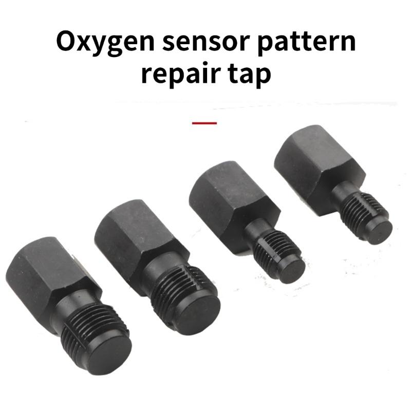 2Pieces Portable Automotive Oxygen Sensory Removal Tool 18x1.5mm 12x1.5mm Thread Chaser Set for Oxygen Sensory