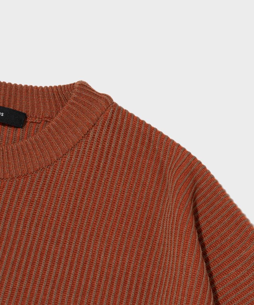 CARGOBROS Filling Two-Tone Over Round Knit (Camel)