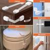Multi-Function Child Safety Lock Anti-Pinch Drawer Lock Protective Refrigerator Cabinet Door Lock for Home Security