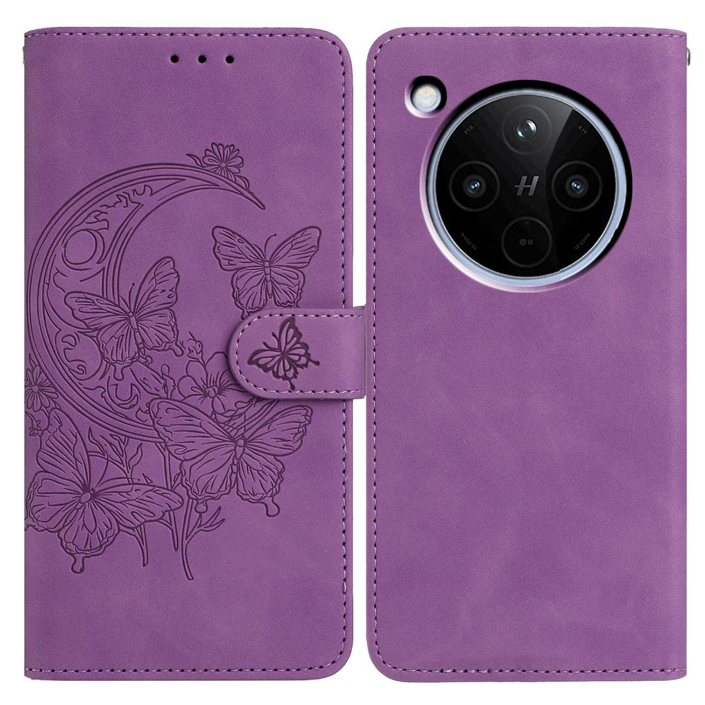 For Oppo Find X8s+ 5G/Find X8 5G Case Butterfly Flower Imprinted PU Leather Wallet Stand Phone Cover