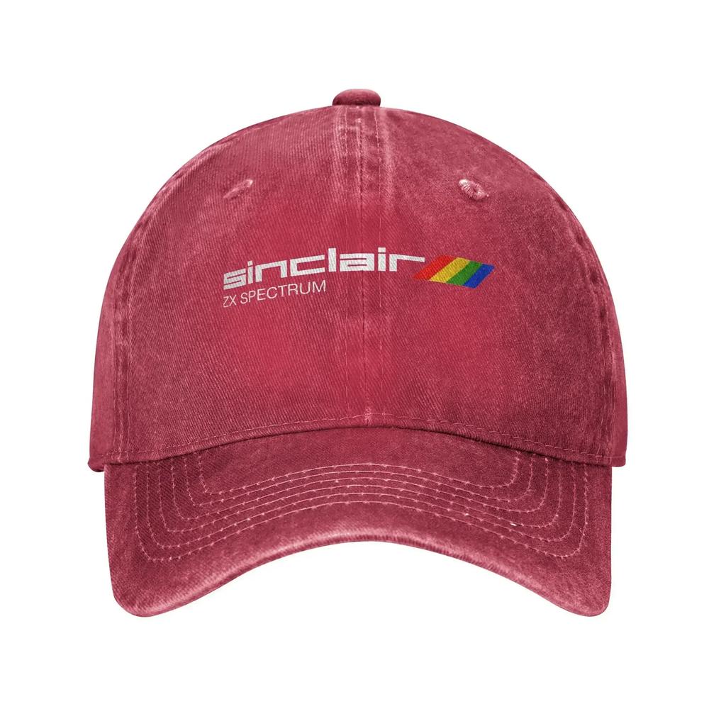Ležérní baseballová čepice Sinclair ZX Spectrum Unisex Opotřebovaný džínový Praná sluneční čepice Venkovní aktivity Nastavitelný střih Čepice