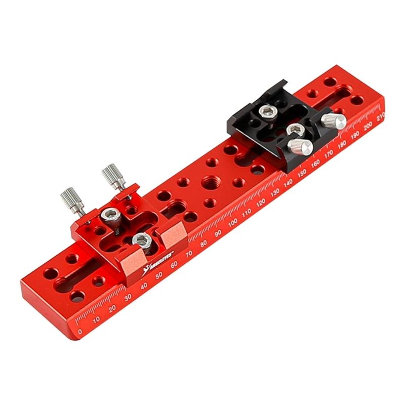 Redness And Black Anodized Crosses Dovetails Saddles For Telescopes With Quick Release Rail System