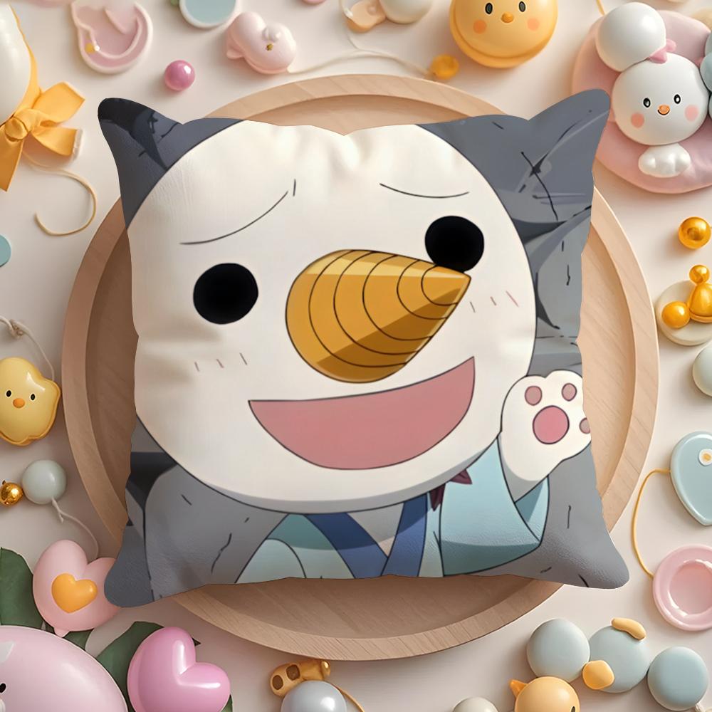 Cute F-FAIRY T-TAIL Cushion Cover Home & Car Multi-Scene Pillow Cover - Reversible, Soft & Durable for Daily Use