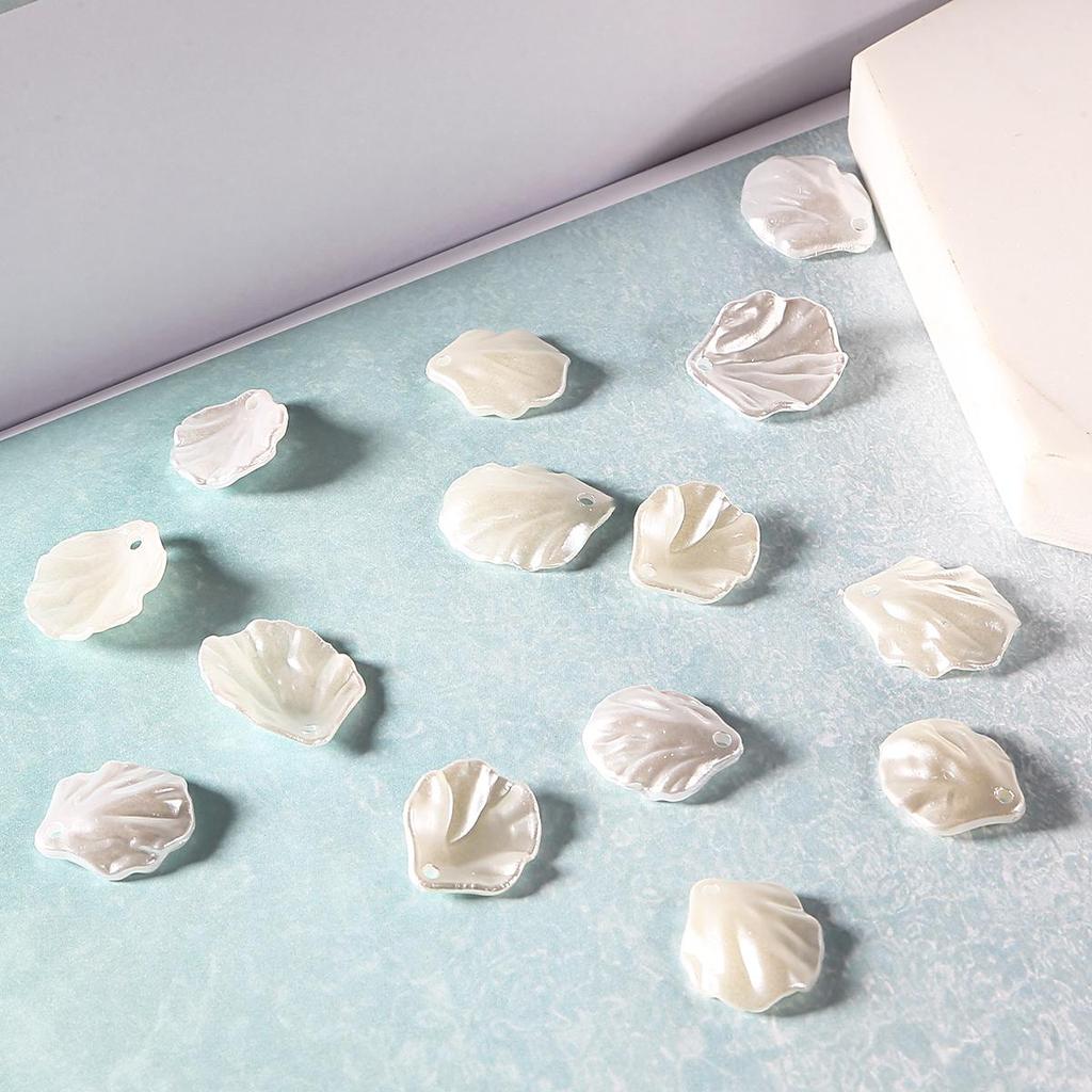 1300 ks ABS Imitace Perly Skořápka Přívěsek DIY Plastové Akrylové Korálky pro Výrobu Šperků