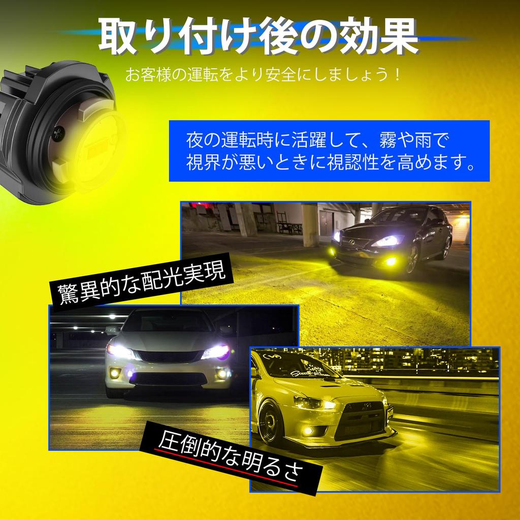 Novsight L1B LED Fog Lamp, White (9000 LM/6,500k), Memory Function, Vehicle Inspection Compatible, DC