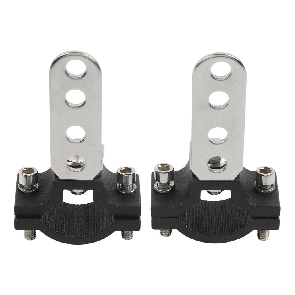 Black Bumper Tube Clamp Maximum Diameter 22-32mm Suitable For Trucks Aluminum Alloy Material For Agricultural Vehicles
