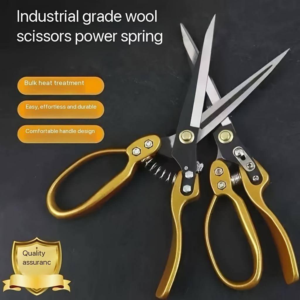 Best Selling Multi Purpose Scissors: Large Size for Trimming Pet Hair, Home Use, Lawn Care , Sharp Manganese Steel with Ergonomic Handle Design