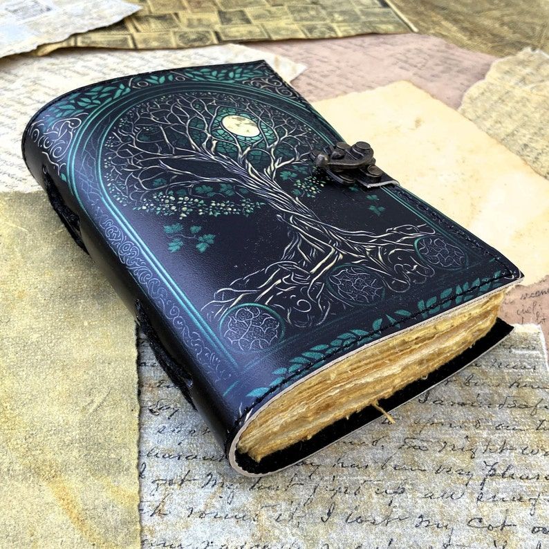 Classic Tree Handmade Vintage Inspired Journal , Leather Notebook Leather Journal Leather Diary Writing Travel Journal ,Gift for Her