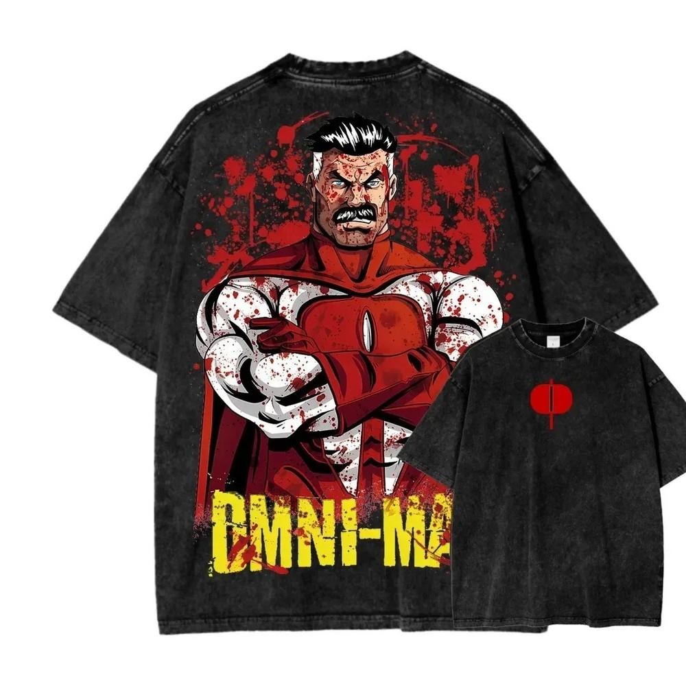 Invincible Comic Cotton TShirt Washed Vintage Oversized Graphic TShirt Top XL