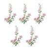5 Pezzi Toppe Ricamate Termoadesive Toppe Ricamate Fiore Toppe da Cucire per Abito da Sposa Abbigliamento Jeans Giacche Borsa