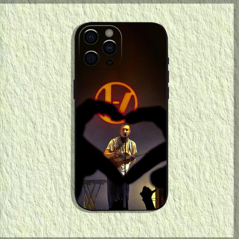 T-Twenty O-One Pilots Phone Case For iPhone 16,15,14,13,12,11,Pro,X,XS,Max,XR,Plus,Mini Soft Black Cover