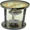 Brass Handmade Sand Timer Hourglass Sand Timer with Compass, Antique Finish Beautiful Handcrafted Sand Timer Ideal
