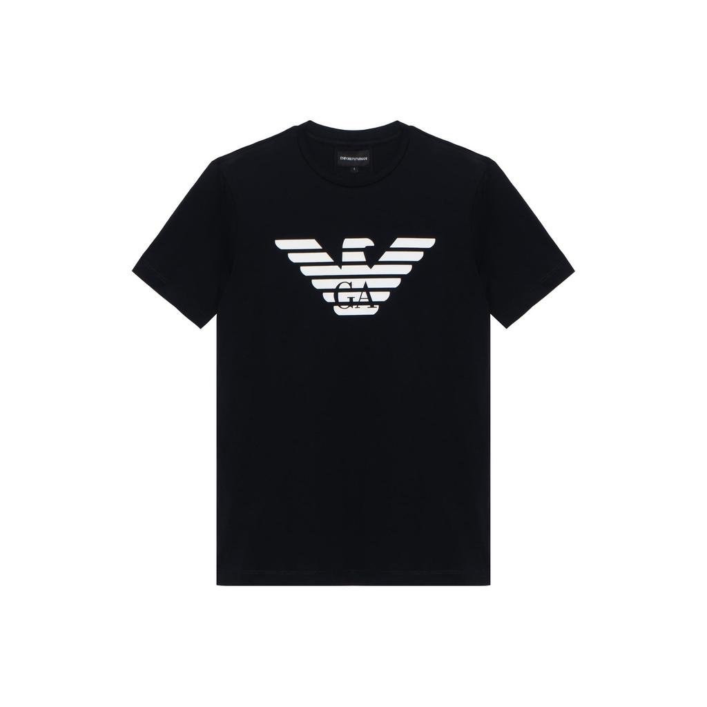 Emporio Armani Logo Printed Crewneck T Shirt 8N1TN5-1JPZZ-0975