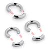Metal Magnetic Scrotum Stretcher Penis Cock Lock Ring Heavy Male Metal Ball Scrotum Stretcher Delay Ejaculation BDSM Sex Toy