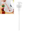 Gallon Pump Dispenser Condiment Bottle Pump Dispenser Plastic Kitchen Supplies for Household