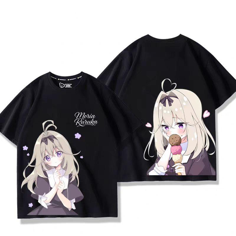 Anime Star Detective Precure  Cosplay Printed Short Sleeves TShirt Casual Tee Fashion Shirts In Summer Birthday Gifts
