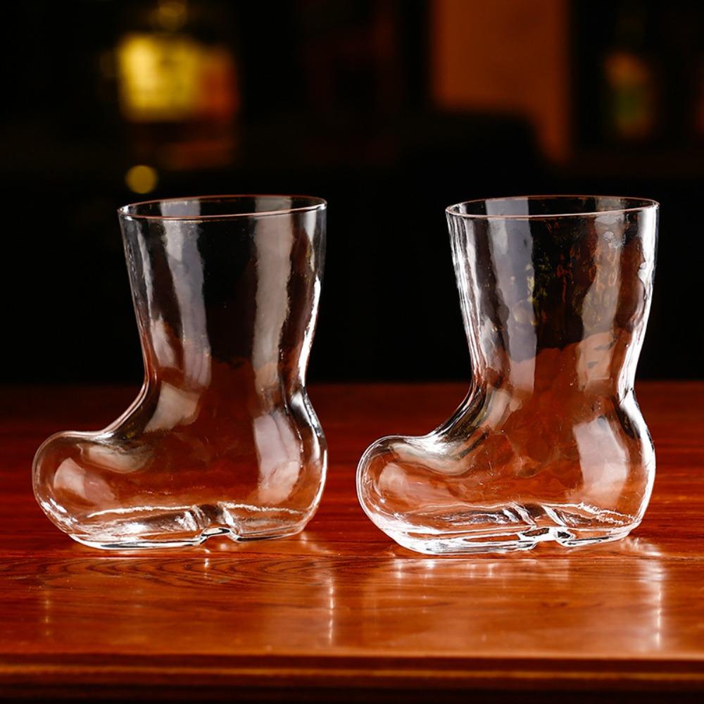 380ml Shoes Mugs Transparent Cocktail Cup Personalized Wine Glasses  Gift