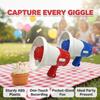 Megafono Giocattolo per Bambini Con Registrazione Musica Riproduzione E Amplificazione Suono Forte Perfetto Per Feste Tifo Giochi all'Aperto