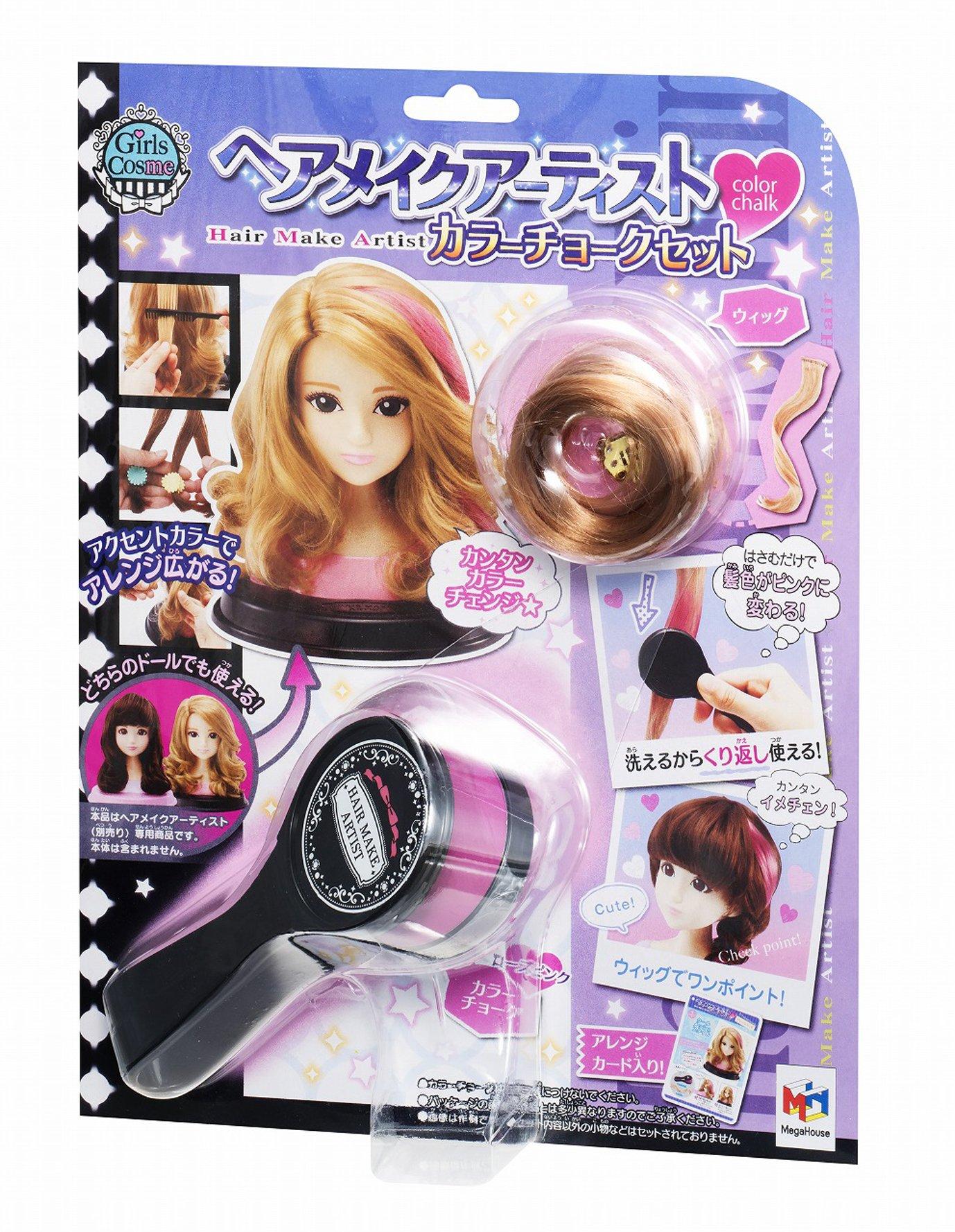 

Набор цветных мелков для волос и макияжа