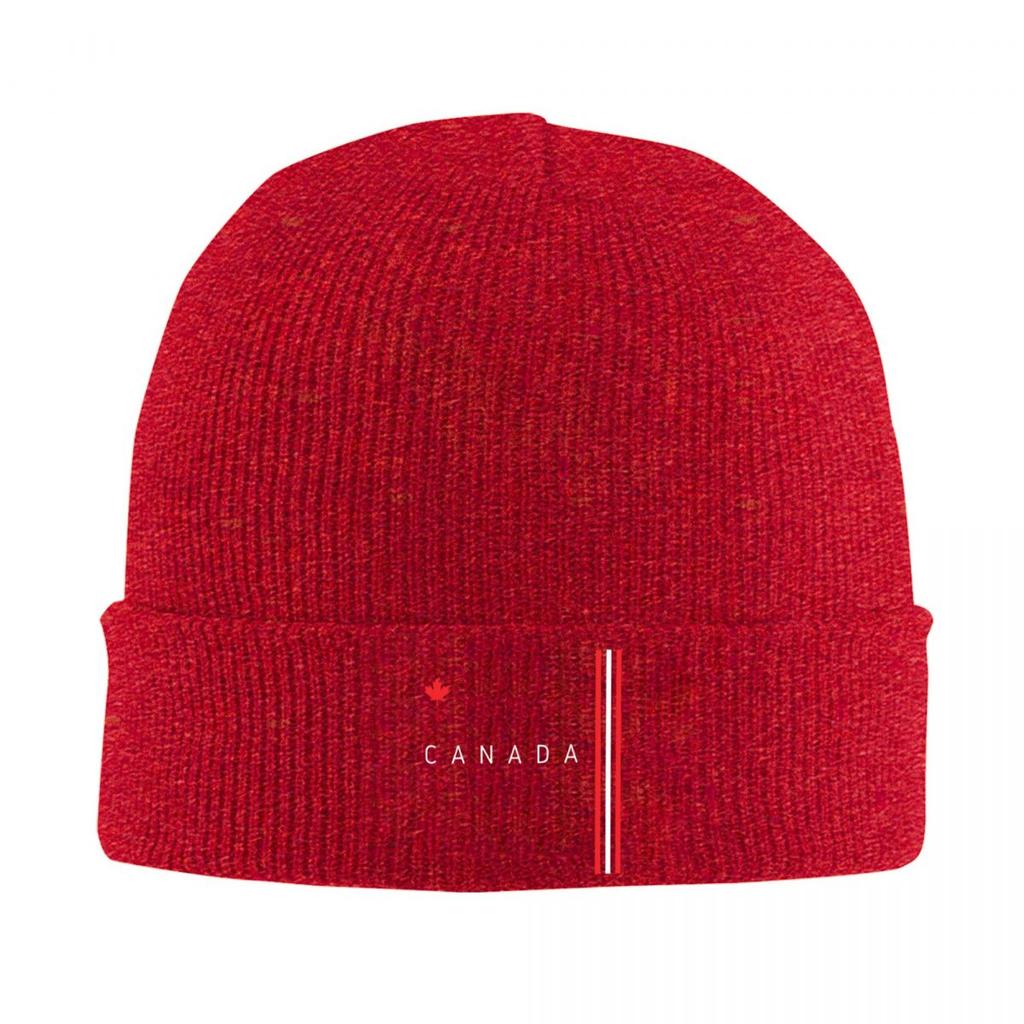 Canada Flag National Culture Knitted Hat Beanie Autumn Winter Hats Warm Color Caps for Men Women