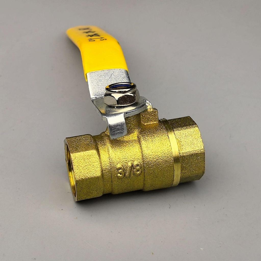 Brass Long Handle Ball Valve - Multi-Size (1/4" to 1") Pneumatic Tap with Internal/External Thread for Water Drain
