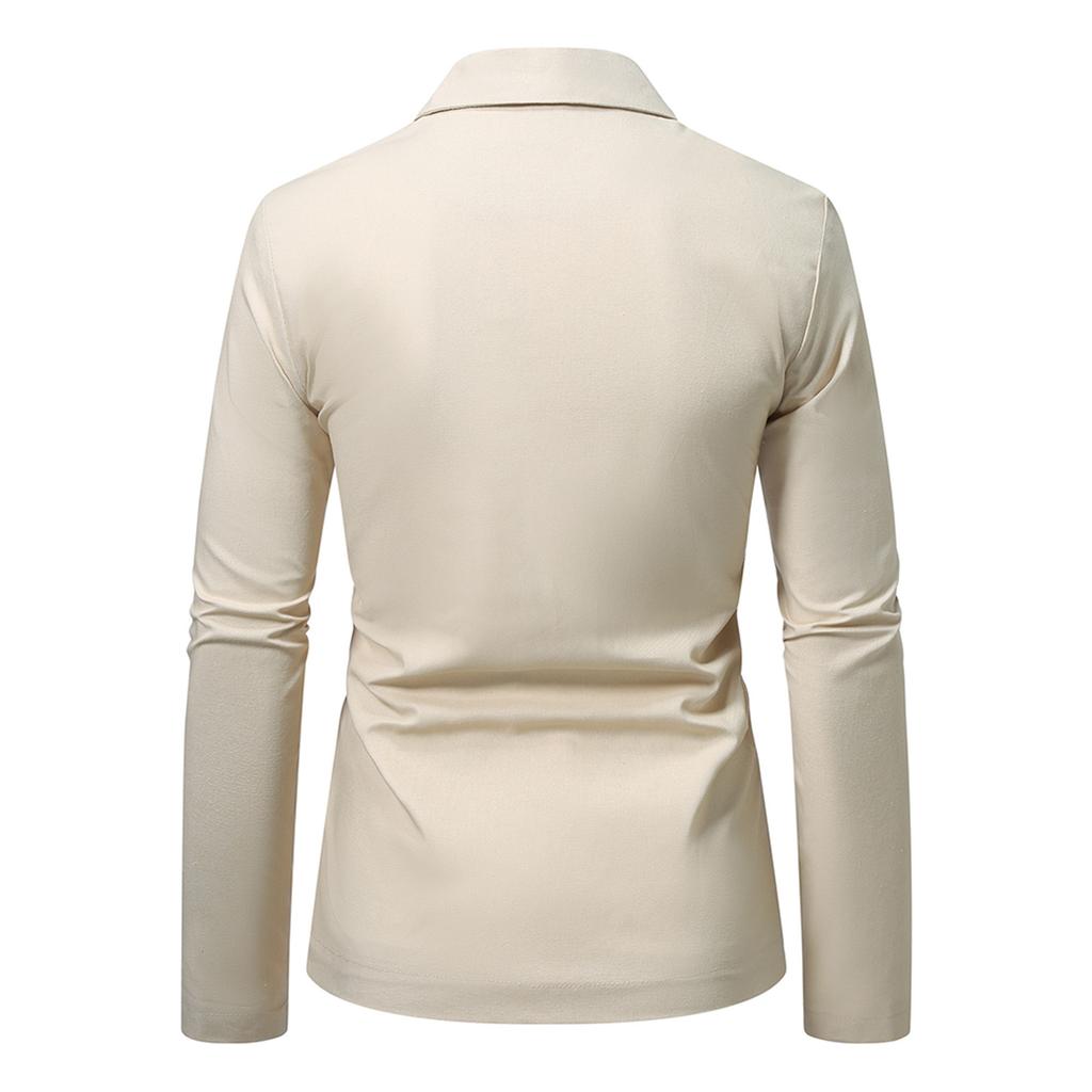 Pánský jednořadý britský módní ležérní oblek sako pro mládež