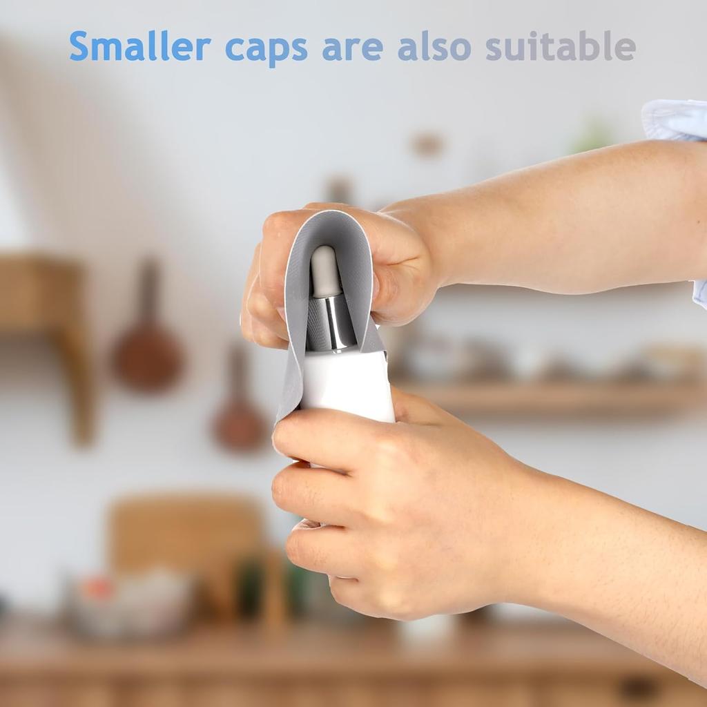 4PCS Jar Opener Gripper Pad, Silicone Jar Opener, Multi-function Jar Openers Top Rated for Seniors, Bottle Opener Gripper Pad Coasters for Elderly