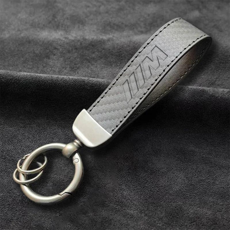 

2025 Carbon Fiber Car Keychain Anti-Lost Key Ring Pendant Lanyard For BMW M X1 X2 X3 X5 X6 E46 E39 E90 E36 E60 E34 E30 F30 G