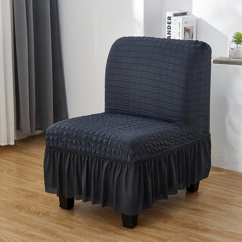 Elastic Cationic Thickened Fat Chair Cover Without Armrests Hotel Restaurant Coffee Shop Chair Chair Cover