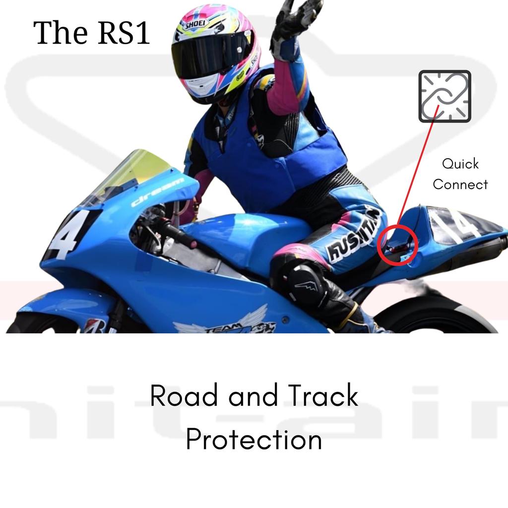 Airbag Vest Blue M hit-air (Mugen Denko) RS-1