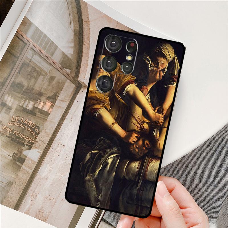 Judith Beheading Holofernes Phone Case For Samsung Galaxy S24 Ultra S9 S10 S20 S21 S22 S23 Plus S24 FE S25 Ultra Cover Galaxy S23