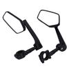 1 Pair Bike Rearview Mirrors 360 Degree Rotation Cycling Handlebar Mirror Replacement for Electric