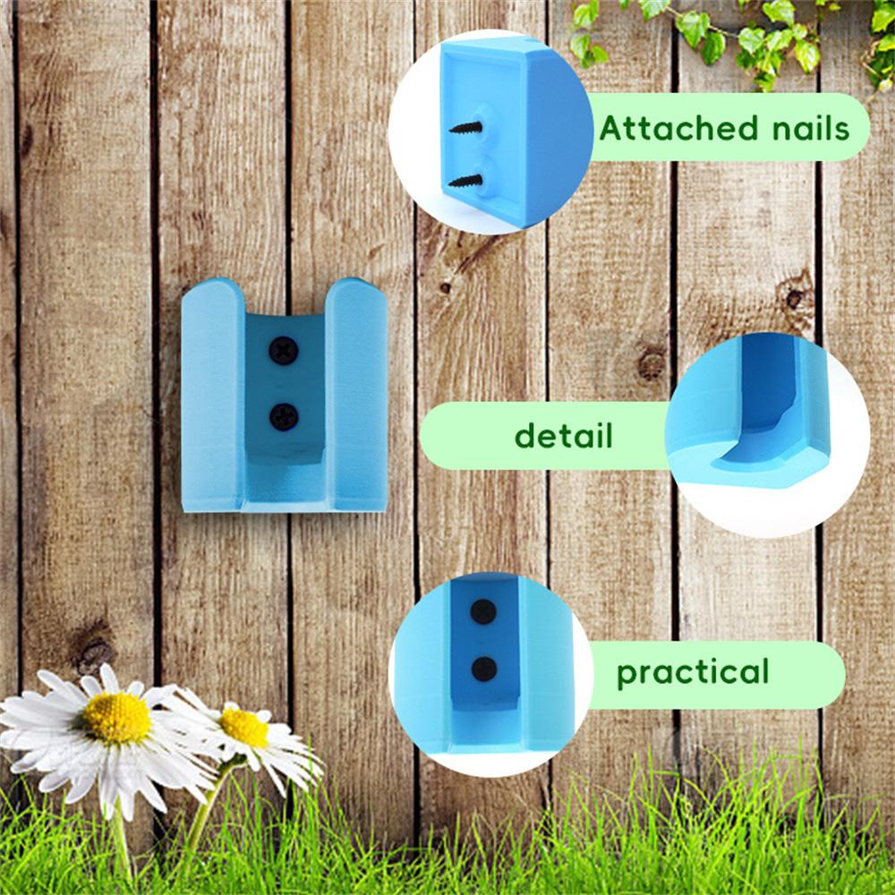 Outdoor Hose Holder Garden Wall Fence Mounted Water Pipe Fixing Plastic Bracket