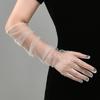 Casual Thin Mesh Lace Gloves Women S Black Silk Sexy Breathable Sunscreen