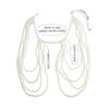 Contemporary Imitation Pearls Shoulder Jewelry for Women Body Chain Suitable for Enhancing Outfits At Various Event