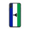 Phone Case – Flag of Lesotho – Compatible iPhone XS – Soft Case – Resistant and Shockproof - Silicone - Pixelforma