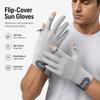 Highly Elastic Ice Silk Riding Gloves Non-Slip Summer Driving Mittens  Fitness Sports