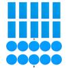 100/10pcs Self-Adhesive Pool Repair Patch PVC Pool Repair Kit Durable Swim Ring Pool Repair Kit Inflatable Boat Accessories