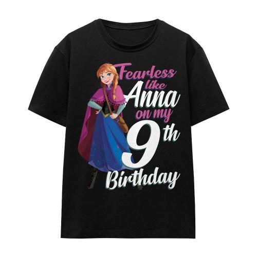 frozen Unisex Adult Fearless Like Anna 9th Birthday T-Shirt