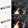 Mercedes Benz SLK R171 2004 2005 2006 2007 2008 2009 2010 Araç Orta Kontrol Paneli İçin Gerçek Yumuşak Karbon Fiber Kaplama Çıkartması