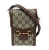[Gebraucht] Horsebit 1955 Logo Canvas und Leder Handy Tasche - Ausgezeichnet #NJ6XV8