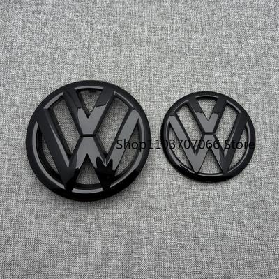 VV-Emblem Passat Logo ABS Black Car Hood Front Grill Rear Trunk Badge Sticker for Passat 2011 2012 2013 -2017 2018